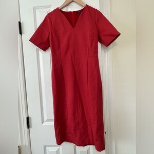 Brooks Brothers Red Midi Dress